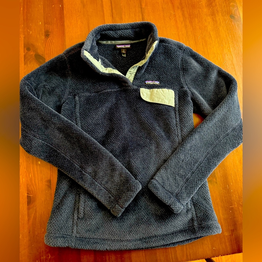 Patagonia Navy Blue Fleece Pullover